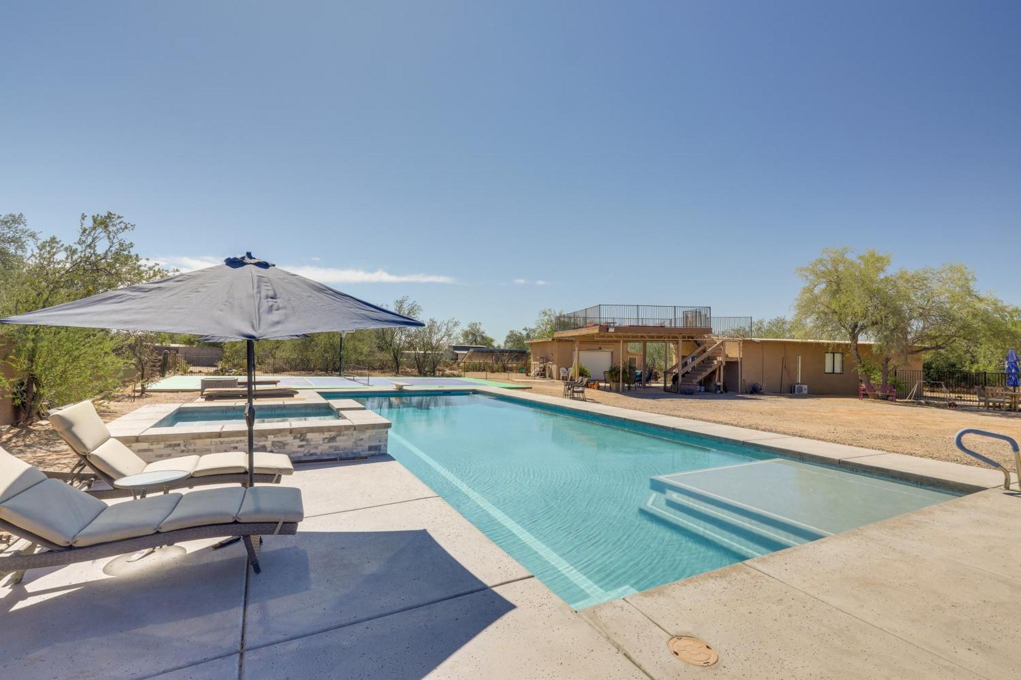 Oro Valley Retreat With Pool, Spa And Rooftop Views! المظهر الخارجي الصورة